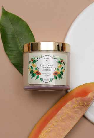Buy Tjori Pulpy Papaya Face Mask with Protein Grit - Purplle