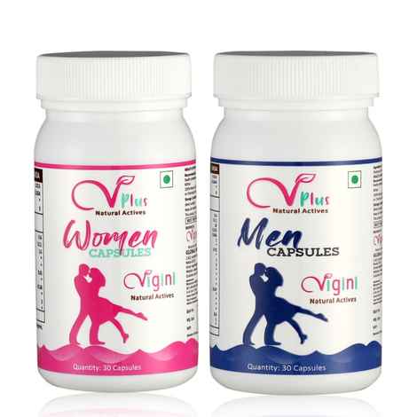 Buy Vigini 100% Natural Actives Performance Sexual Arousal Power Stamina Capsules Stamina Energy Vigour Vitality Booster Men Women - Purplle
