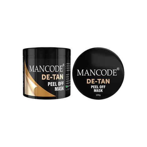 Buy Mancode De-Tan Peel off Mask (100 g) - Purplle