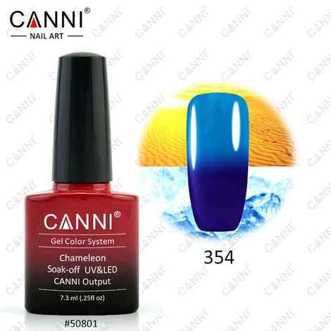 CANNI Thermal Gel Polish Chameleon Colors Nail Art Enamels Gel 7.3ml Soak off UV LED Temperature Color Changing Gel Varnish (CANNI-TG-354)