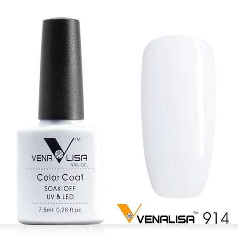 VENALISA Gel Nail Polish 7.5ml UV LED Soak Off Gel Polish Starter Manicure Kit Suitable to DIY at Home Nail Art Salon (Ven-7.5ml-914)