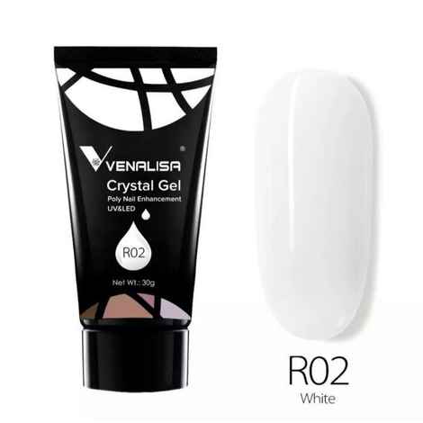 Buy VENALISA 30g Polygel Crystal Acrylic Gel Fast Building Gel Lacquer UV LED Camouflage Quick Extension Poly Gel (Ven-30ml-R02) - Purplle