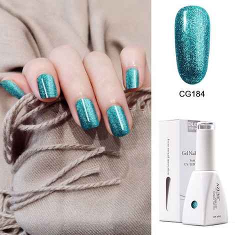 Buy Azure Beauty 12ml Colors Series Gel Polish Long-lasting Soak Off Nail Gel Polish DIY Nail Style Gel Nail Lacquer (Azure-CG184) - Purplle
