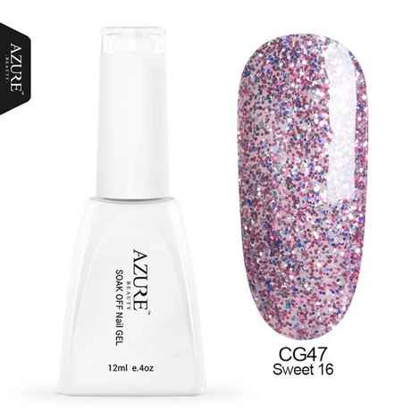 Buy Azure Beauty 12ml Colors Series Gel Polish Long-lasting Soak Off Nail Gel Polish DIY Nail Style Gel Nail Lacquer (Azure-CG47) - Purplle