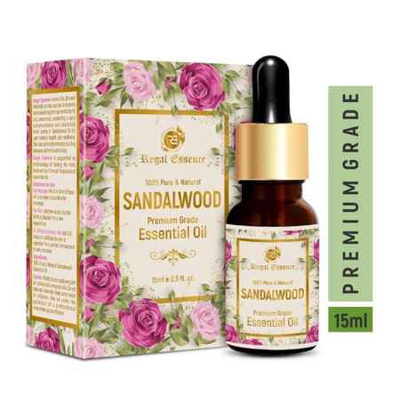 Buy Regal Essence Sandalwood Essential Oil For Skin & Face 100% Pure & Natural Best Therapeutic Grade For Aromatherapy 15Ml - Purplle
