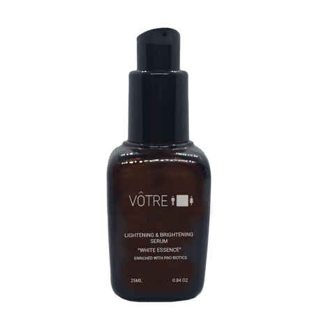 Votre White Essence Lightening & Brightening Serum. With " Vitamin C, Alpha Arbutin, Bearberry " Pro Biotic Enriched (25 ml)