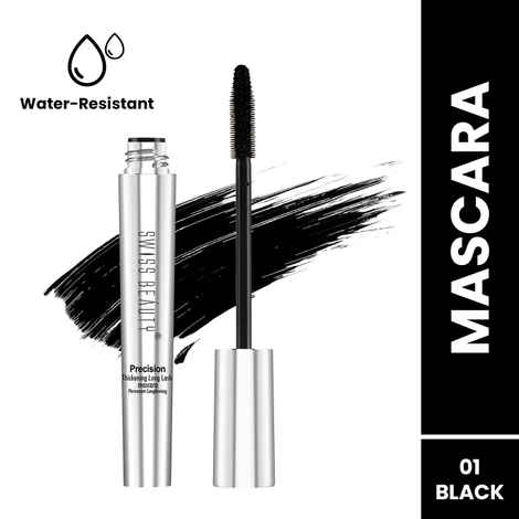 Buy Swiss Beauty Mascara - Black(10 ml) - Purplle