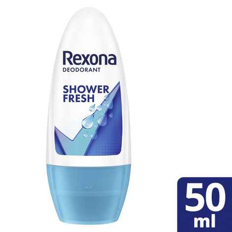 Buy Rexona Shower Fresh Underarm Roll On Deodorant For Women, 50 ml - Purplle