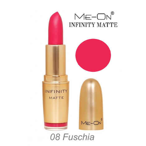 Buy Me-On Infinity Matte Lipstick Shade#08 Fuschia 4g - Purplle