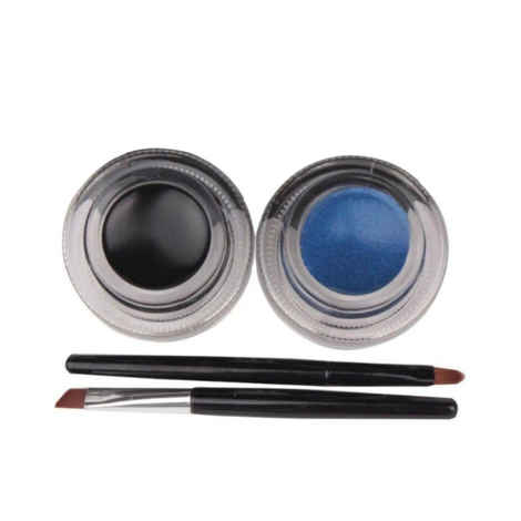 Buy Kiss Beauty 24H Long wear Gel Eyeliner (Black & Blue) 6gm - Purplle