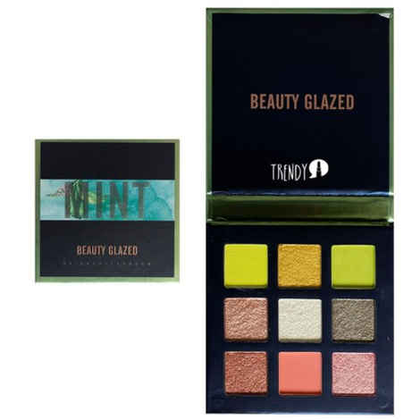 Buy Beauty Glazed 9 Colors Eyeshadow Palette - Mint (40 g) - Purplle