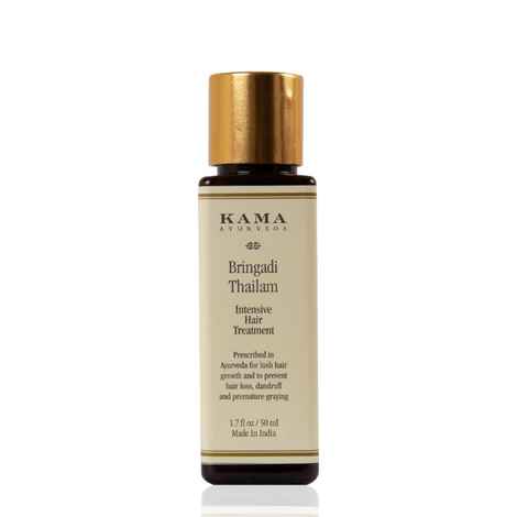 Buy Kama Ayurveda BRINGADI INTENSIVE HAIR TREATMENT 50ML - IN - Purplle