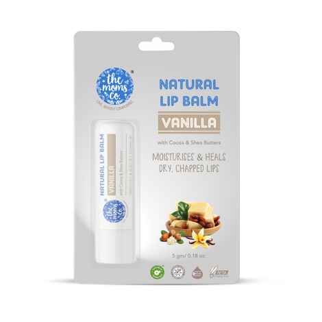 Buy The Moms Co. Natural Vanilla Lip Balm (5 gm) - Purplle
