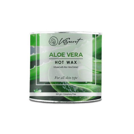 Buy W Secret Alovera Hot Wax (600 gm) - Purplle