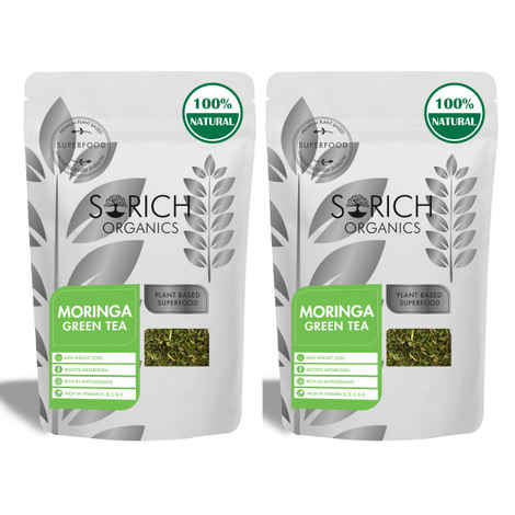 Buy Sorich Organics Moringa Green Tea - Antioxidants & Protein Rich Detox Tea for Weight Management - 200 Gm - Purplle