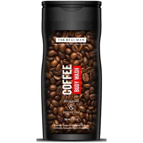 Buy The Real Man Coffee Body Wash (500 ml) | Made In India. - Purplle