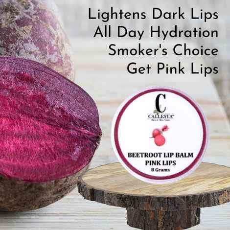 Buy Callesta Pink Lips - Beetroot Lip Balm - Purplle