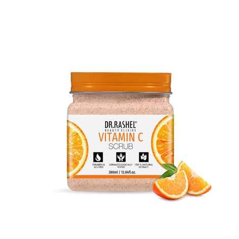 Dr.Rashel Skin Whitening Vitamin C Face and Body Scrub For All Skin Types (380 ml)