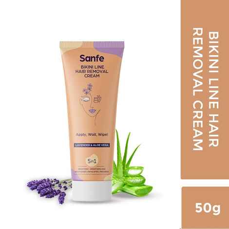 Buy Sanfe Hair Removal Cream50gm With Lavender ExtractsVitamin E Aloe Vera Shea Butter With Spatula - Purplle