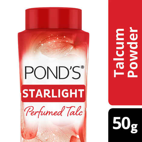 POND'S Starlight Perfumed Talc Powder, Orchid & Jasmin Notes, 50 g