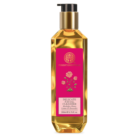 Buy Forest Essentials Delicate Facial Cleanser Mashobra Honey, Lemon & Rosewater 200 ml - Purplle