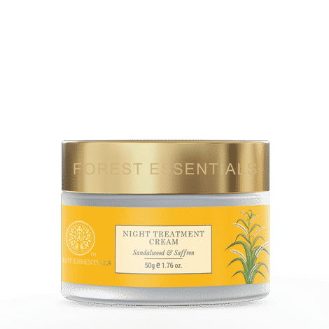 Buy Forest Essentials Night Treatment Cream Sandalwood & Saffron 50 gms - Purplle