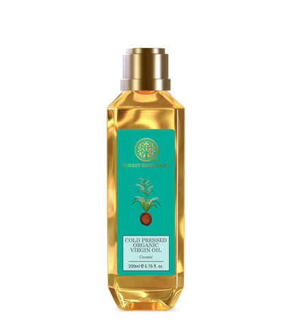 Buy Forest Essentials Organic Cold Pressed Virgin Oil Coconut 200 ml - Purplle