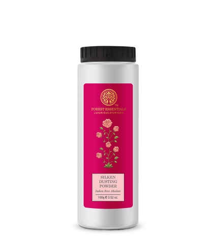 Buy Forest Essentials Silken Dusting Powder Indian Rose Absolute 100 gms - Purplle