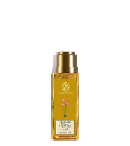 Buy Forest Essentials Delicate Facial Cleanser Kashmiri Saffron & Neem 50 ml - Purplle