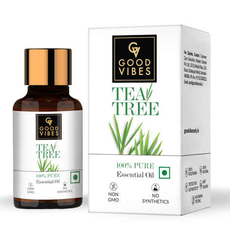 Buy Good Vibes 100% Pure Tea Tree Essential Oil(10 ml) - Purplle