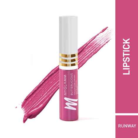 Buy MyGlamm Butterlicious Liquid Matte Lipstick-Runway-3.1ml - Purplle