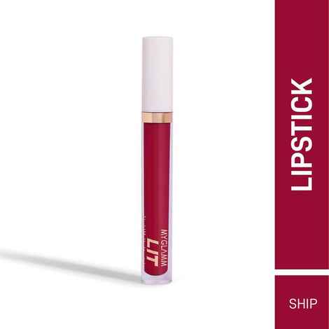 Buy MyGlamm LIT Liquid Matte Lipstick-Ship-3ml - Purplle