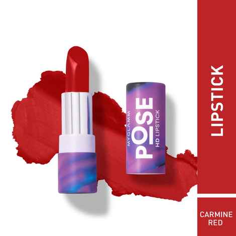 Buy MyGlamm POSE HD Lipstick-Carmine Red-4 gm - Purplle