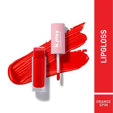 MyGlamm K.Play Flavoured Lipgloss-Orange Spin-4.7ml
