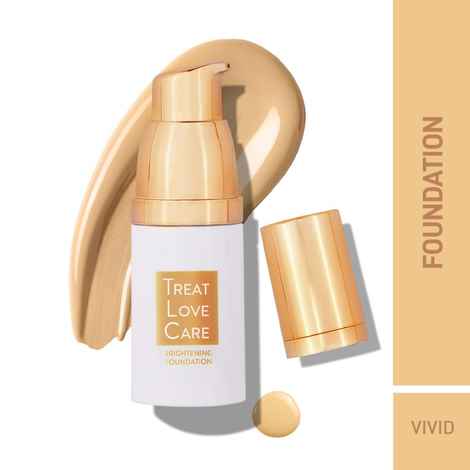 Buy MyGlamm Treat Love Care Brightening Foundation-Vivid-14ml - Purplle