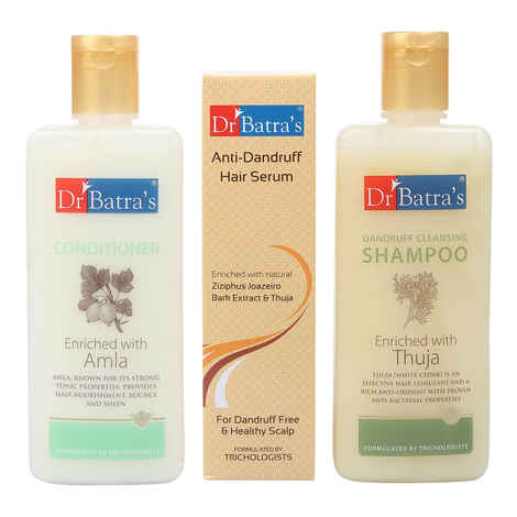 Buy Dr Batra's Anti-Dandruff Hair Kit Lively Clean Hair & Healthy Scalp - 525 ml and NutriGood For Hair Care - Purplle