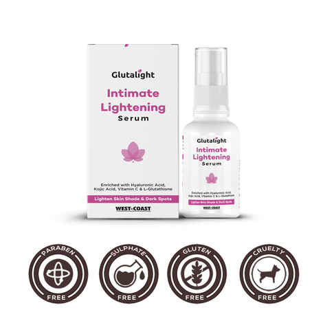 Buy Glutalight Intimate Lightening Serum For Lighten Skin Shade & Dark Spots – 30 ml - Purplle