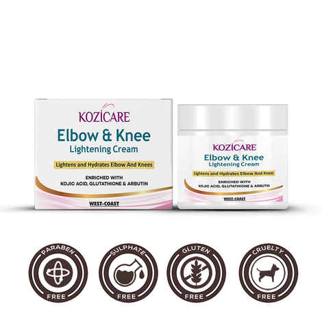 Buy Kozicare Elbow & Knee Lightening Cream with Glutathione, Arbutin & Kojic Acid - 50 gm - Purplle