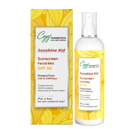 Buy CGG Cosmetics Sunscreen Facial Mist SPF 40 Protects from UVA & UVB Rays Spray - 100ml - Purplle