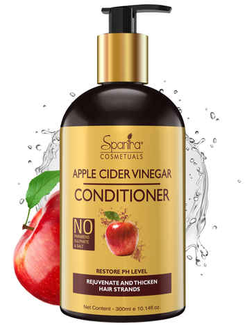Buy Spantra Apple Cider Vinegar Conditioner for Rejuvenate and thicken hair strands, 300ml - Purplle