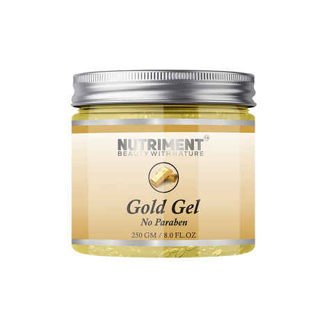 Buy Nutriment Gold Gel for Uncloging Pores, Softening and Hydrating Skin, Paraban Free 250gram Suitable for all skin types - Purplle