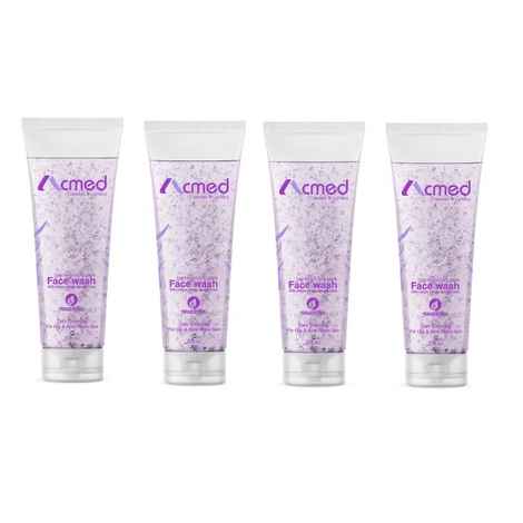 Buy Acmed Pimple Care Face Wash For Acne Prone Skin (200 G) : Pack Of 04 - Purplle