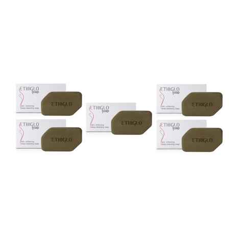 Buy Ethiglo Skin Whitening Soap : 75 G : Pack Of 05 - Purplle