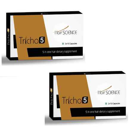 Buy Tricho 5 Hair Tablet - 30 Tablets - Pack Of 2 - Purplle