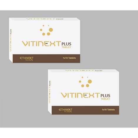 Buy Vitinext Plus Tablet 1 Strip (10 Tablets) - Pack Of 2 - Purplle