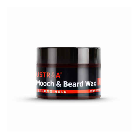 Buy Ustraa Beard & Mooch Wax - Strong Hold (50 g) - Purplle