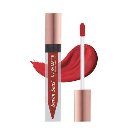 Buy Seven Seas Ultra Matte Liquid Lipstick Scarlet (Scarlet, 9 G) - Purplle