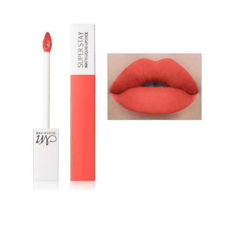 Buy Me-Now 16H Super Stay Matte Liquid Lipstick (Orange) 5 g - Purplle