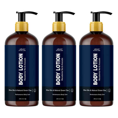 Buy Azani Active Care Shea Butter & Macadamia Nut Body Lotion for Dry & Sensitive Skin (Women & Men) | Long Lasting & Natural - 600 ml - Purplle
