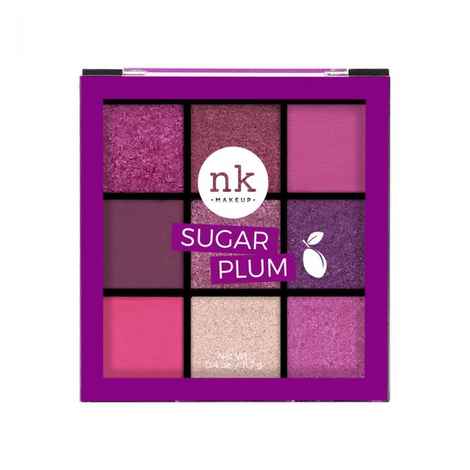 Buy Nicka K Nine Color Eyeshadow Palette - Sugar Plum (11.7 g) - Purplle